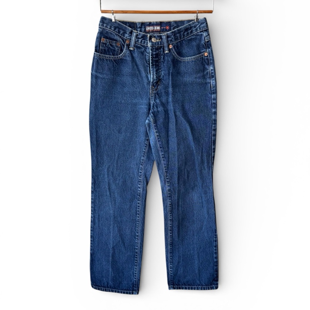 Vintage The Limited Classic Dark Denim Straight Leg Jeans Sz 4
